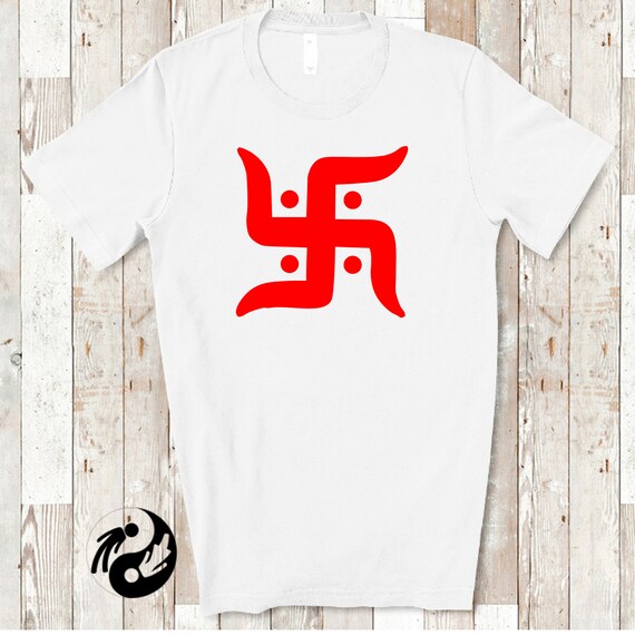 Antike Symbole Rote Hindu Hakenkreuz Tshirt Ganesha Etsy
