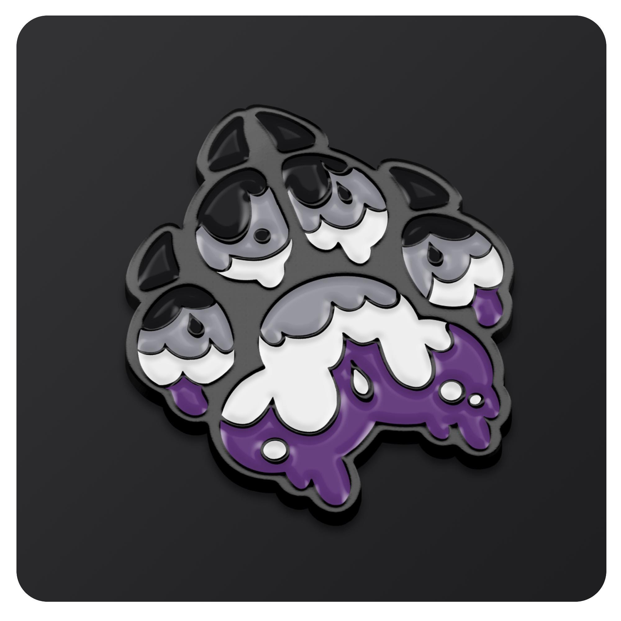 Furry Pride Paw Enamel Pins – LGBTQ Pride Pin, Rainbow Paw Pin, Trans ...