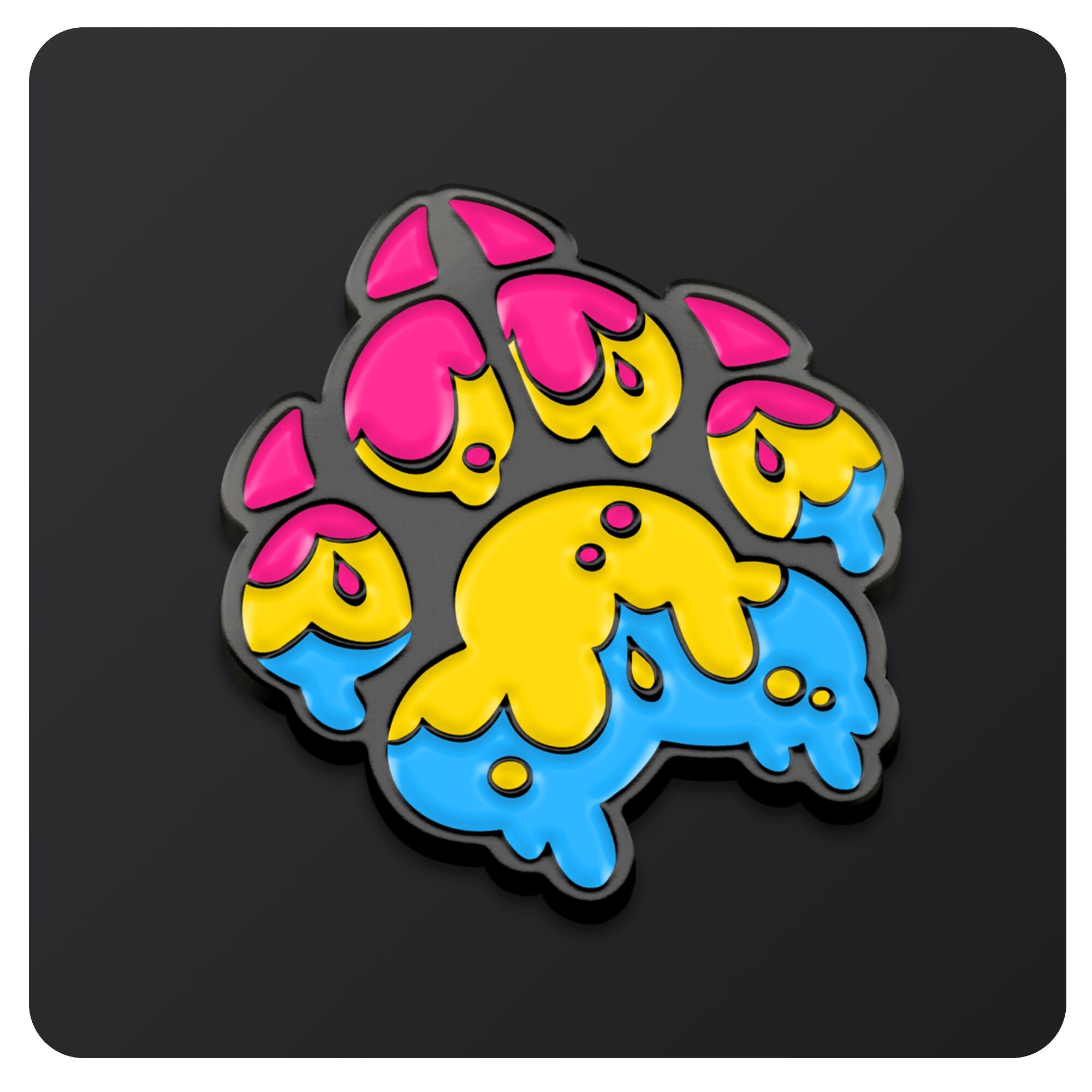 Furry Pride Paw Enamel Pins – LGBTQ Pride Pin, Rainbow Paw Pin, Trans ...