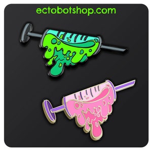 Syringe Slime Enamel Pin