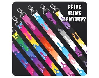 Pride Slime Lanyards