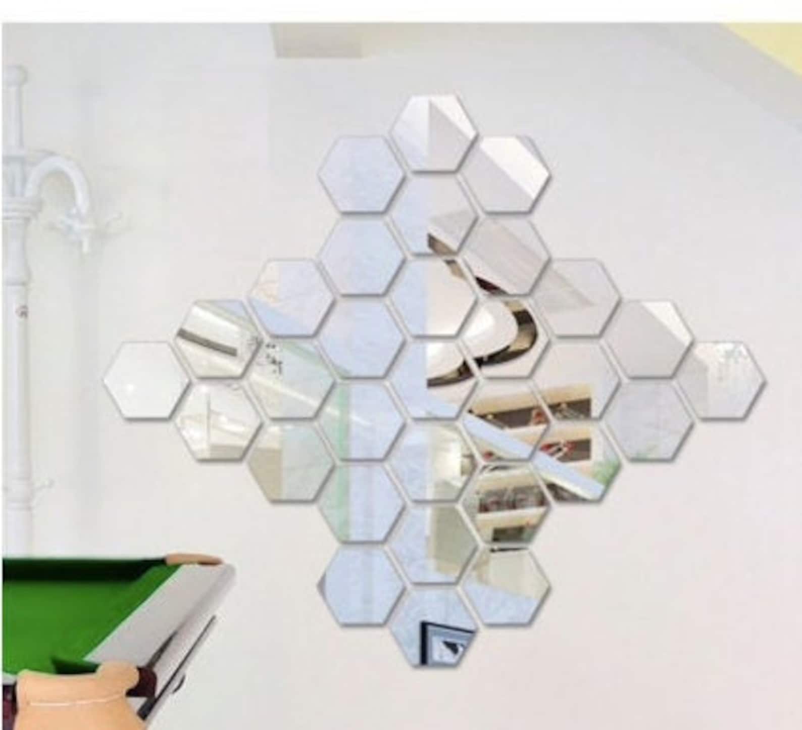 Hexagon Stick Mirrors Etsy