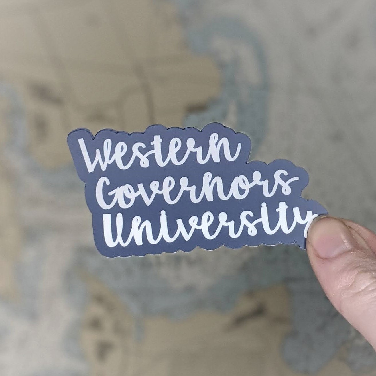 WGU Vinyl Sticker Western Governors University Night Owls Etsy