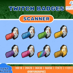 Twitch Emote Pack |  Power Level Scanner | SubBadge | Bit Badge | Discord Badges | Icons | Chat Emotes | Streaming |  Vtube | Youtube | OBS