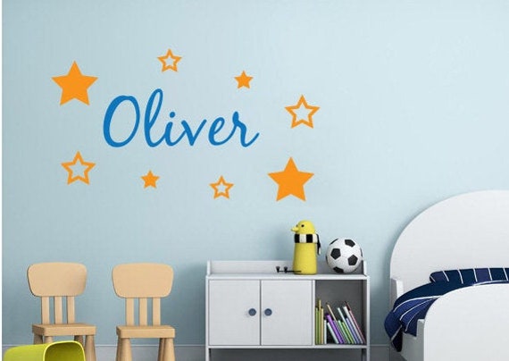 personalised name wall art