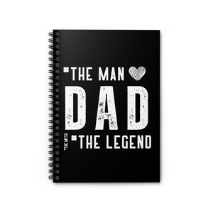 Carnet cadeau fête des pères - Journal à spirales pour papa