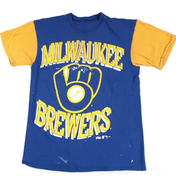 milwaukee brewers t shirts vintage