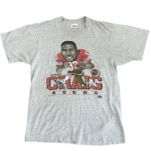 Vintage Roger Craig San Francisco 49ers Caricature T-shirt Nfl football 1987