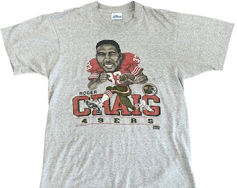 Vintage Roger Craig San Francisco 49ers Caricature T-shirt Nfl football 1987
