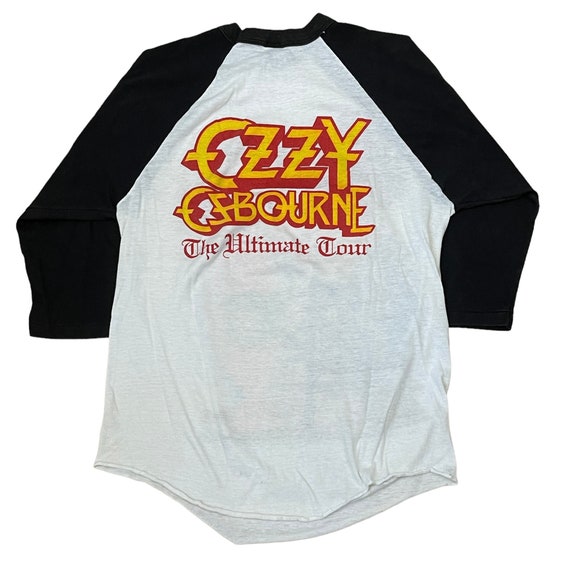 Vintage Ozzy Osbourne The Ultimate Sin Tour Ragla… - image 2