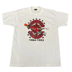 Vintage Michael Jordan Thanks For The Memories T-shirt 1993 Chicago Bulls Sz XL
