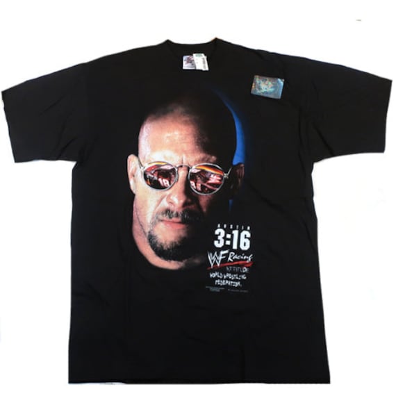 Vintage Stone Cold Racing T-Shirt Steve Austin T-s