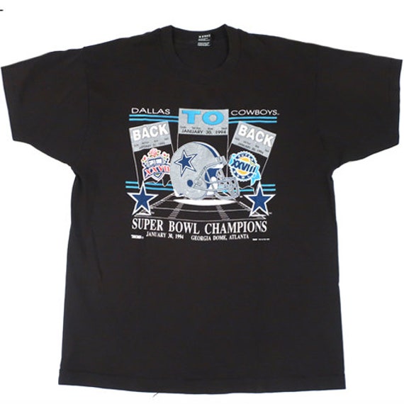 Vintage Dallas Cowboys Back to Back Super Bowl T-s