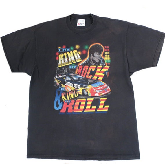 Vintage Nascar Racing Elvis Presley T-shirt 90s