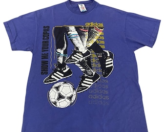 Vintage Adidas Soccer Show Me Your Copa Mundial Cleats 90s Sz Large