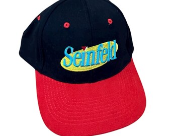 Vintage Seinfeld Sitcom Tv Snapback Hat 90s NWOTs Jerry Costanza Elaine Kramer