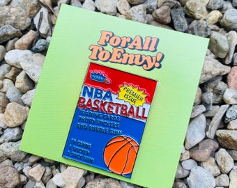 For All To Envy "1986" Lapel Pin Fleer Basketball Michael Jordan RC PSA 10