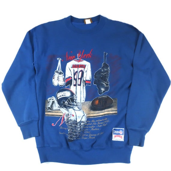 Vintage New York Giants Nutmeg Mills Sweatshirt 90s NFL Football