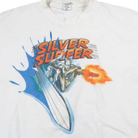 Vintage Silver Surfer 2002 T Shirt Marvel Comics Etsy