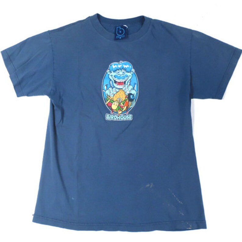 Vintage Birdhouse Skateboards Steve Berra Tshirt 90s HookUps Etsy
