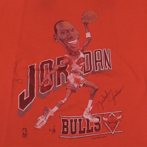 Vintage Michael Jordan Caricature T 