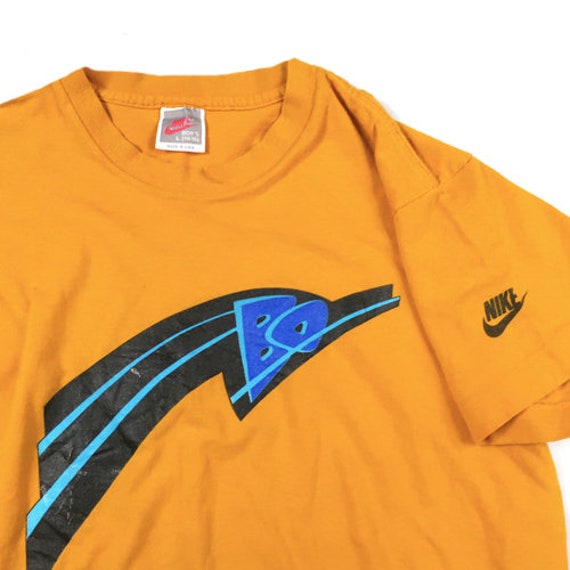 Vintage Bo Jackson Nike Knows camiseta de los 90 Large Etsy España
