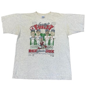 Vintage Boston Red Sox Fenway Finest 1993 Caricature T-shirt Mlb Baseball Sz XL