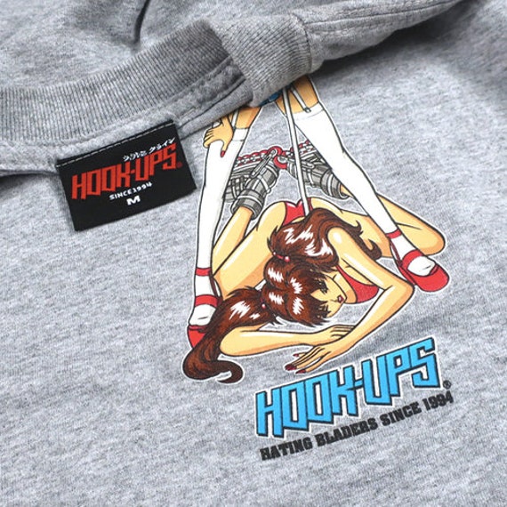 Vintage Hook-ups T-shirt Skate Skateboard Jeremy Klein Hating 販売価格の低下 Jeremy Klein HOOK UPS KANEDA T-Shirt Tシャツ/カットソー(半袖/袖なし)