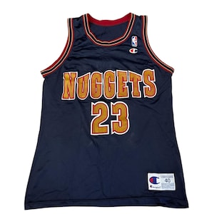 Vintage Bryant Stith Denver Nuggets Champion Jersey 90s NBA Basketball Sz 40