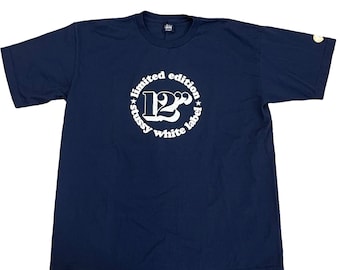 Vintage Stussy 12” Limited Edition Vinyl Promo 2000s T-shirt Streetwear XL