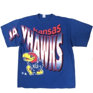 Vintage Kansas Jayhawks T-shirt Starter 90s Basketball UK