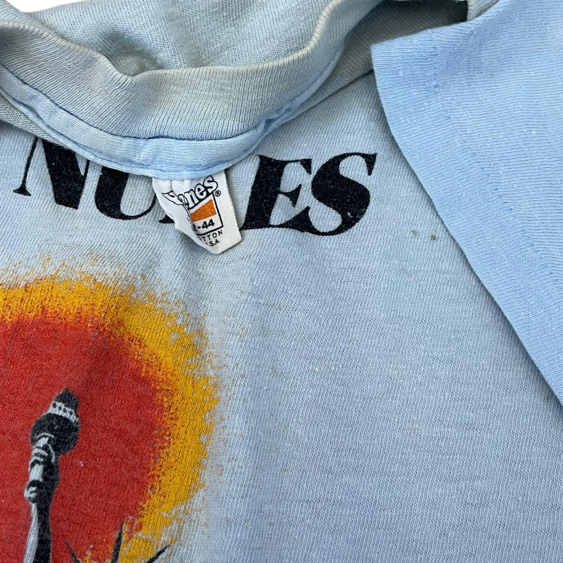 ★NOT4NERD★Pointed Logo T-Shirts Vintage No Nukes Statue Liberty T-shirt 70s Concert Hanes
