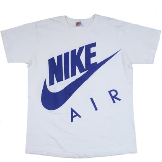 Vintage Nike Swoosh T-shirt Small Logo USA Retro 90s