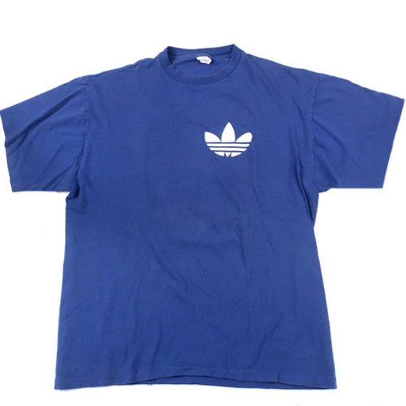 Vintage Adidas Team Trefoil T-shirt 80s Made is U… - image 1