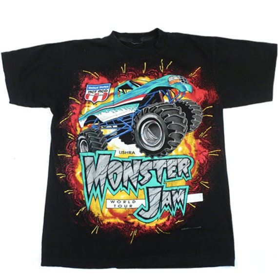 Vintage Monster Jam 1995 T-shirt Truck
