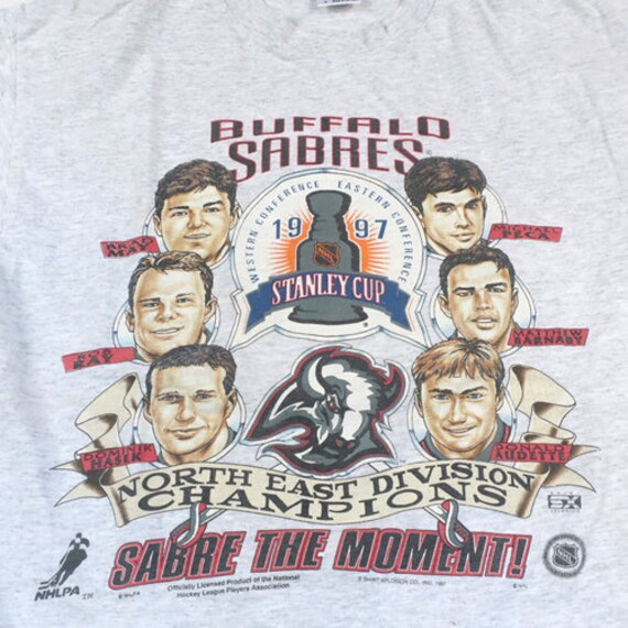 Vintage Buffalo Sabres 1997 T-shirt NHL Hockey Car