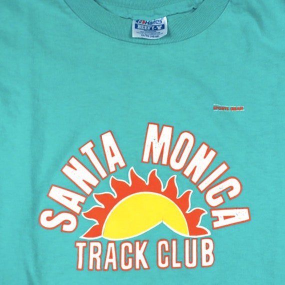 símbolo Acorazado Molester Camiseta vintage Santa Monica Track Club 90s original Run - Etsy España