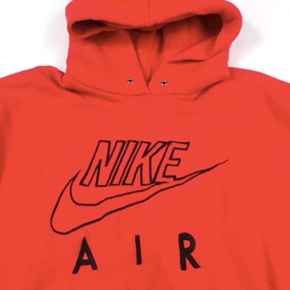 Vintage Nike Air Red Hoodie Sweatshirt 