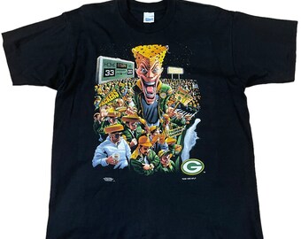 Vintage Green Bay Packers Superfan T-Shirt 1995 NFL Football