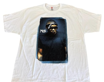 Vintage NAS Life Is Good Tour T-shirt 2012 Rap Tees Hip Hop