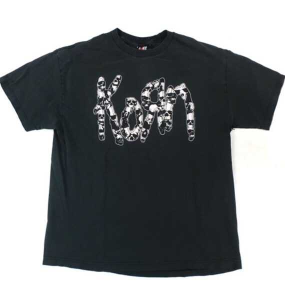 Vintage KORN T-shirt Rock Metal Band Tour Concert