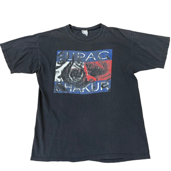 Vintage Tupac Shaker RIP 2pac T-shirt Rap Tees Sz XL 90s Hip - Etsy