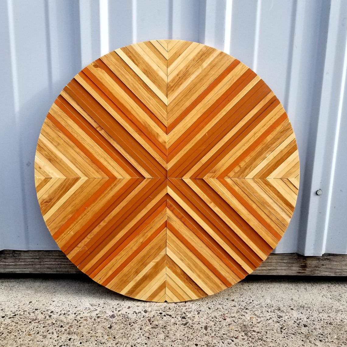Circle Wall Hanging. Round Wood Art. Farmhouse Wall Decor. Etsy
