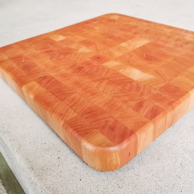 End Grain Cutting Board. Cherry Cutting Board Etsy
