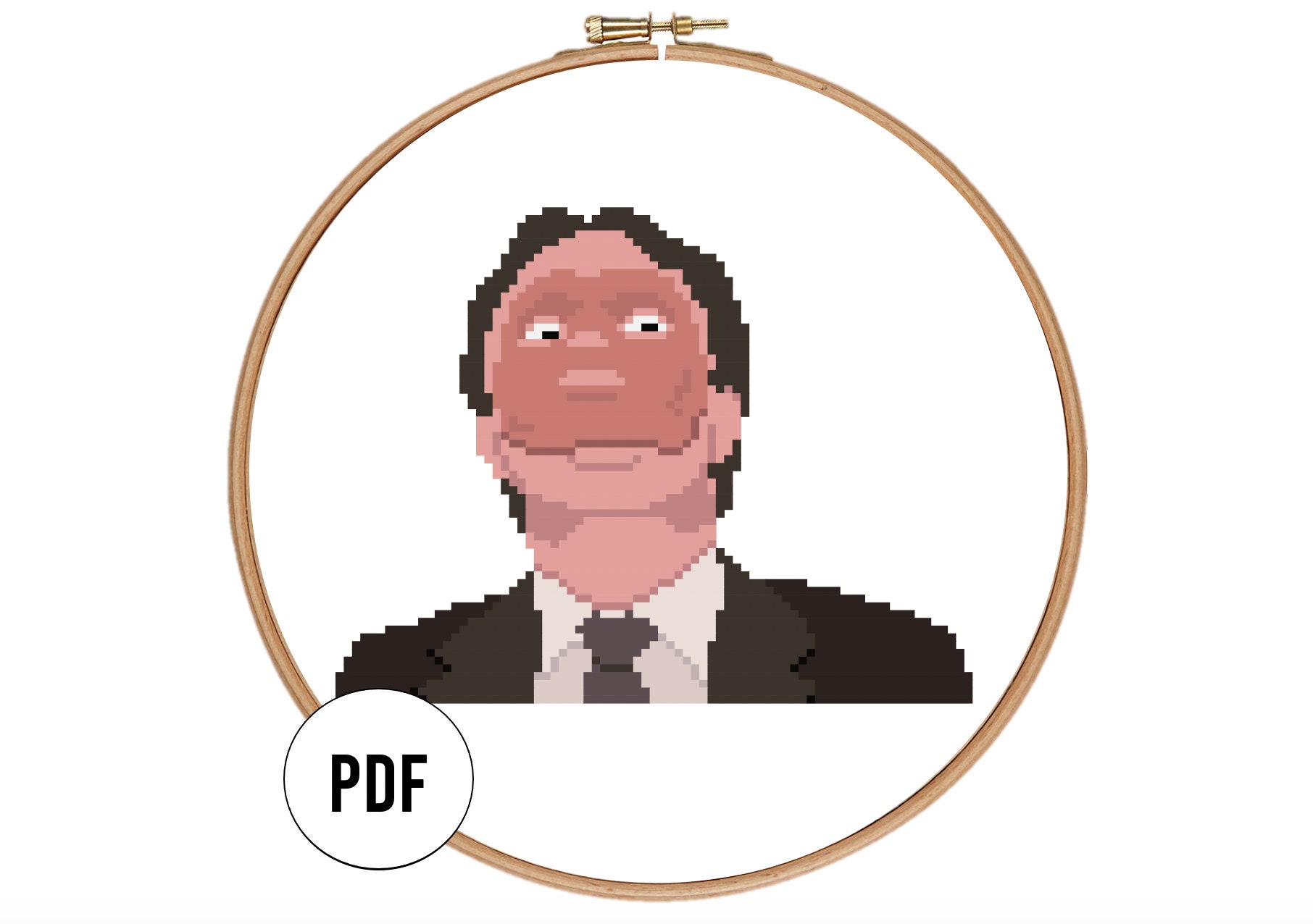 Dwight CPR Dummy the Office Counted Cross Stitch Pattern Etsy