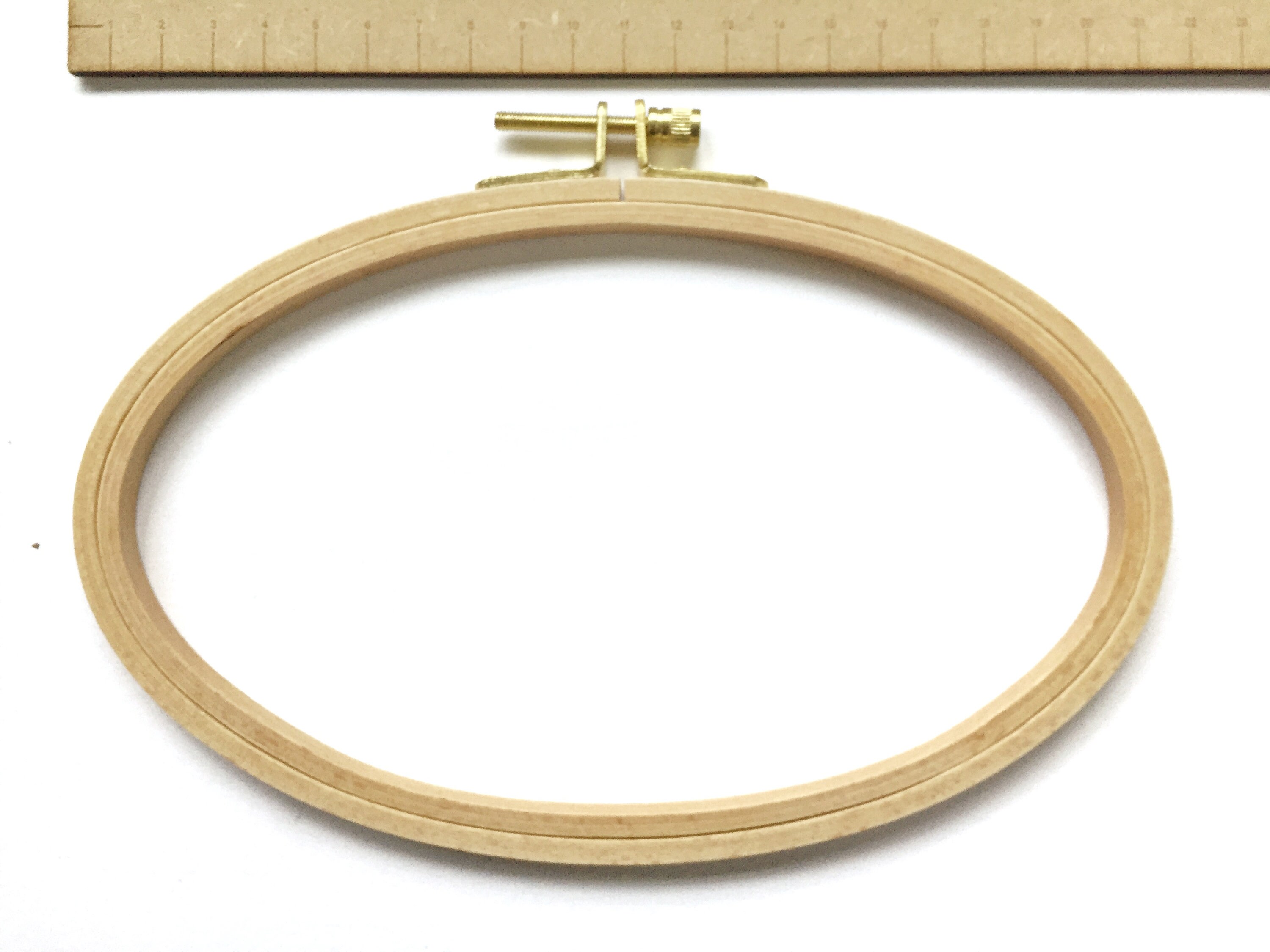 Oval Beechwood Embroidery Hoop Horizontal Etsy