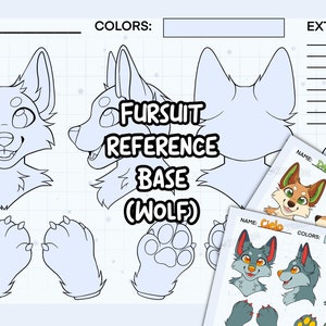 Fursuit Reference Base (Wolf)