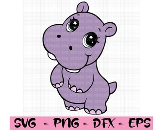 Download Hippo Svg Etsy