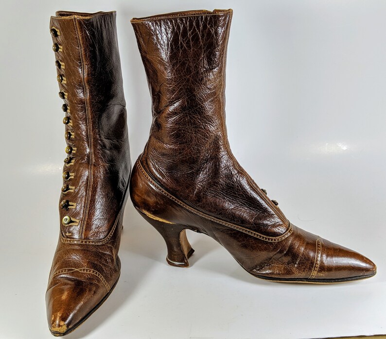 edwardian womens boots