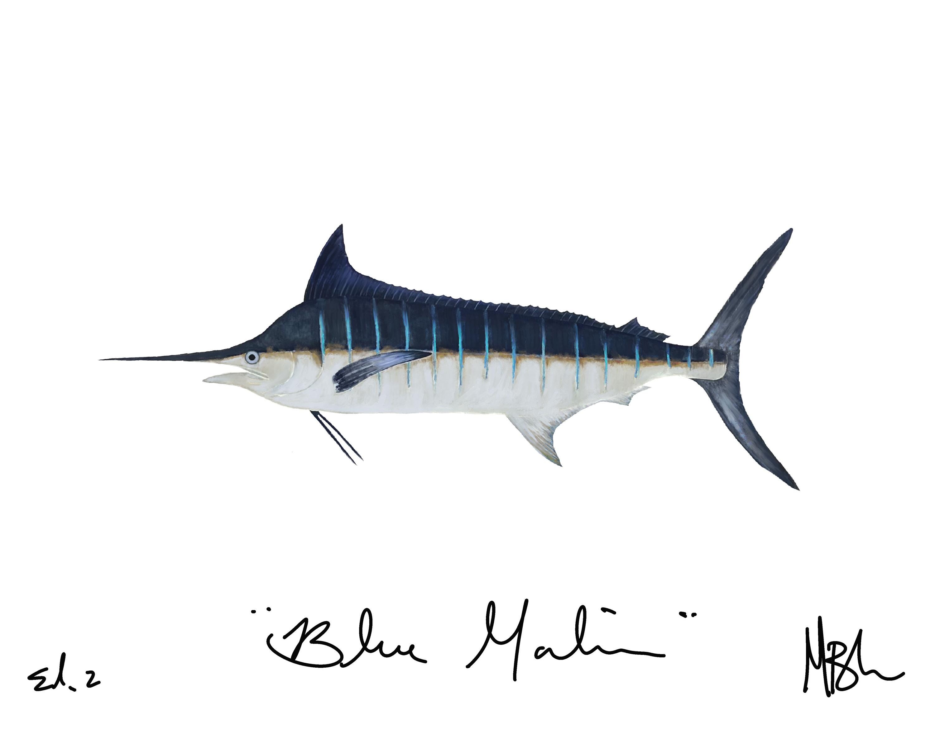 ブルー  マーリン  オブジェ   外国製 Blue Marlin - Etsy